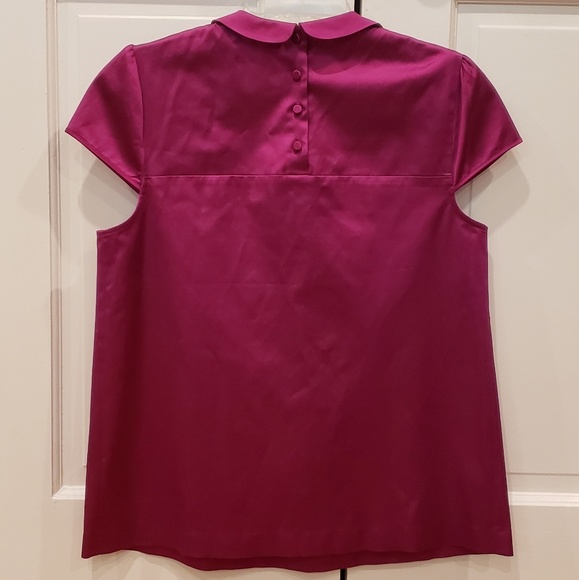 Theory Fuchsia Blouse - Picture 2 of 6